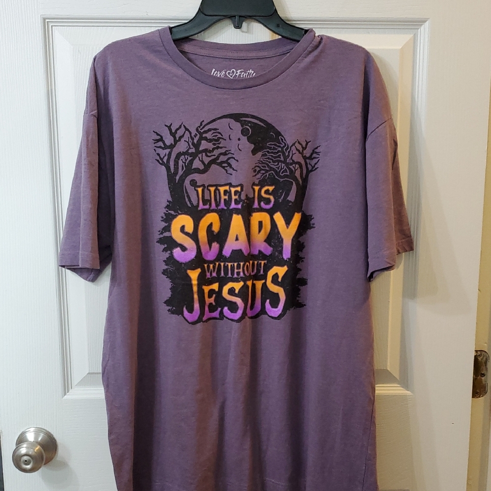 Purple Graphic T-Shirt